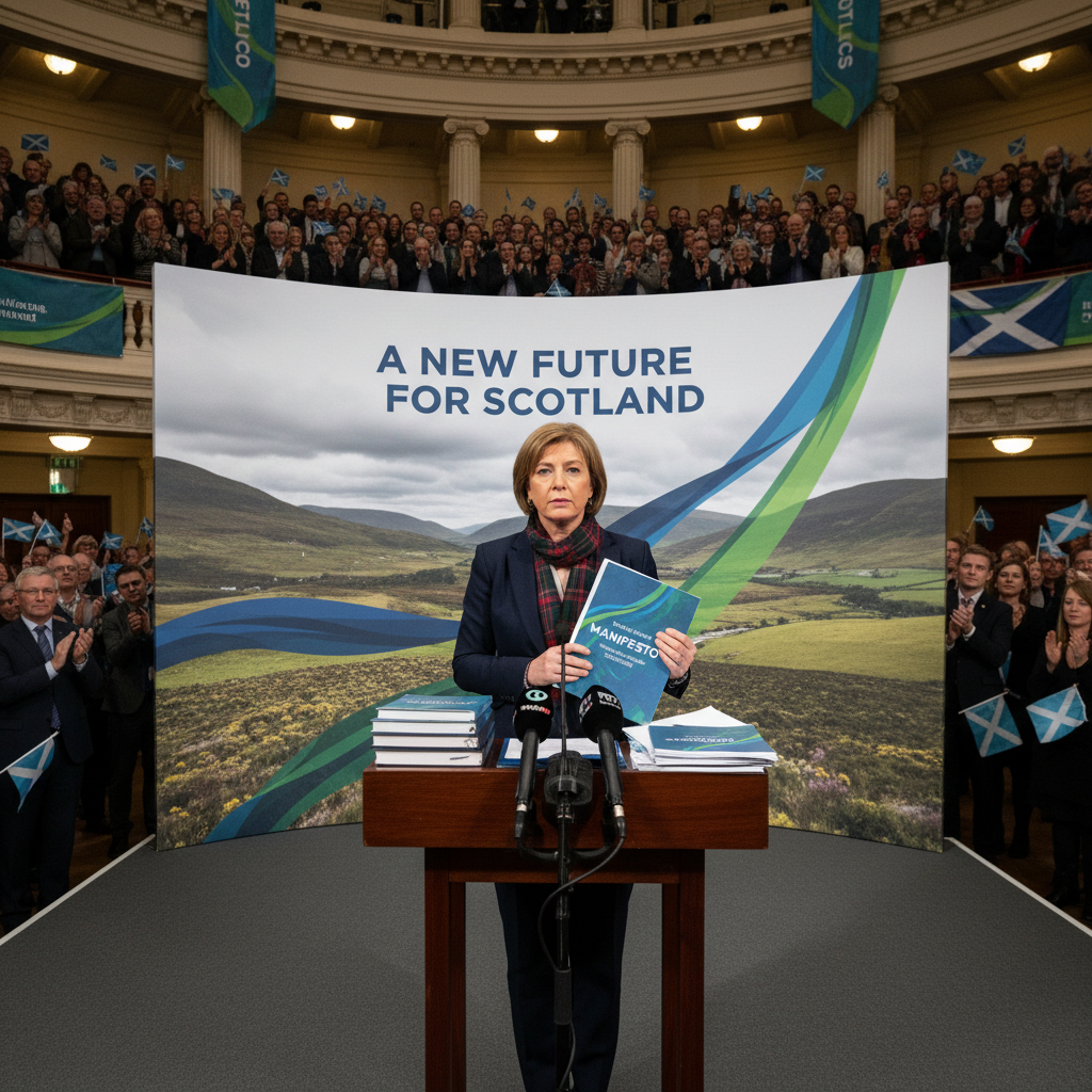 Swinney launches SNP manifesto with Trident removal and NHS funding pledges