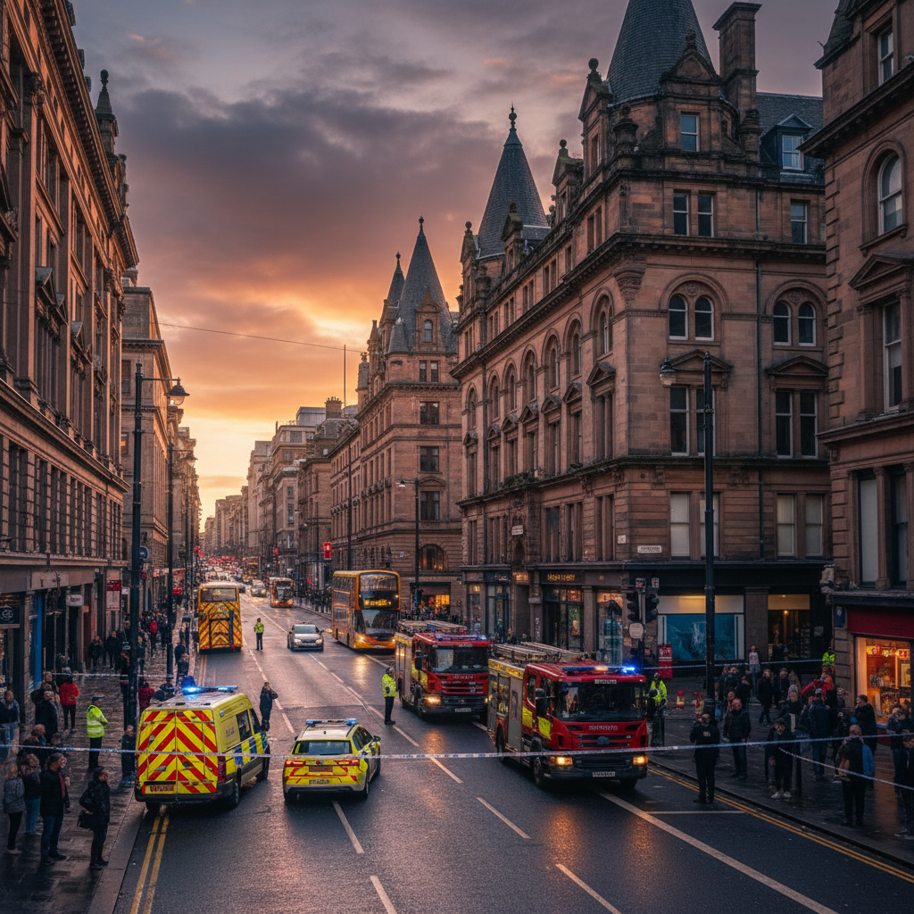 Glasgow city centre hotel fire not being treated as deliberate, say police