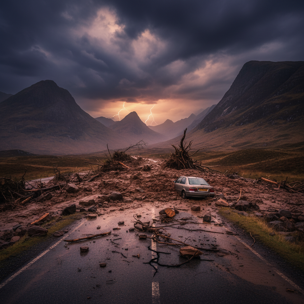 Highland mudslides cut off remote communities as government pledges emergency support