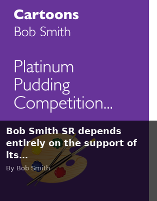 Bob Smith SR depends entirely on the support of its… - Scottish Review article by Bob Smith