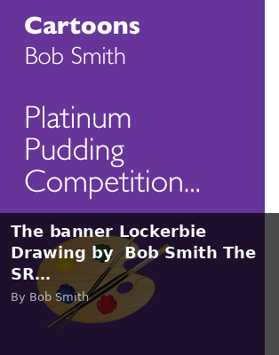 The banner Lockerbie Drawing by Bob Smith The SR… - Scottish Review article by Bob Smith