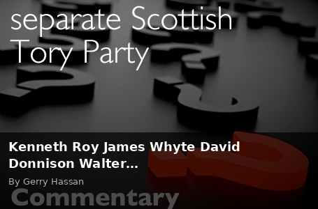 Kenneth Roy James Whyte David Donnison Walter… - Scottish Review article by Gerry Hassan