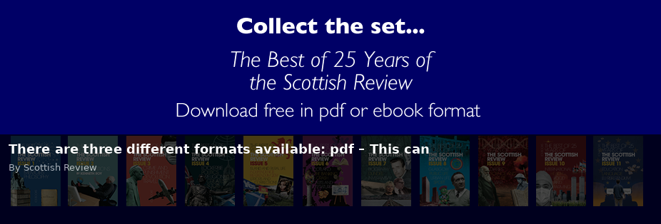 There are three different formats available: pdf – This can - Scottish Review article by Scottish Review