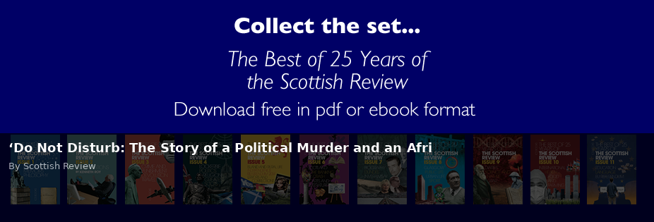 ‘Do Not Disturb: The Story of a Political Murder and an Afri - Scottish Review article by Scottish Review