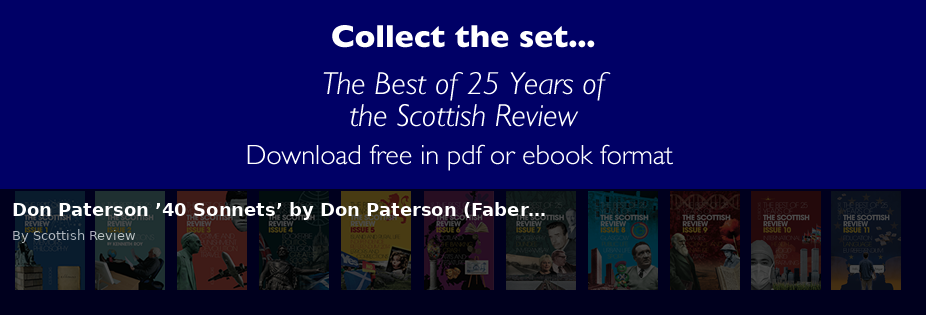 Don Paterson ’40 Sonnets’ by Don Paterson (Faber… - Scottish Review article by Scottish Review