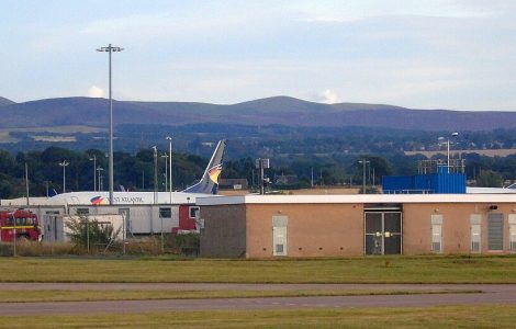Edinburgh in stormy weather