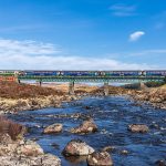 ScotRail train at a station platform
