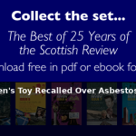 Parents Warned After Children's Toy Recalled Over Asbestos Contamination - Scottish Review article by Fiona Macleod