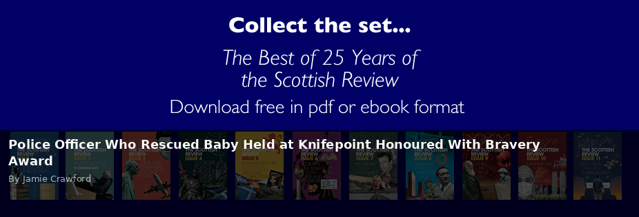 Police Officer Who Rescued Baby Held at Knifepoint Honoured With Bravery Award - Scottish Review article by Jamie Crawford