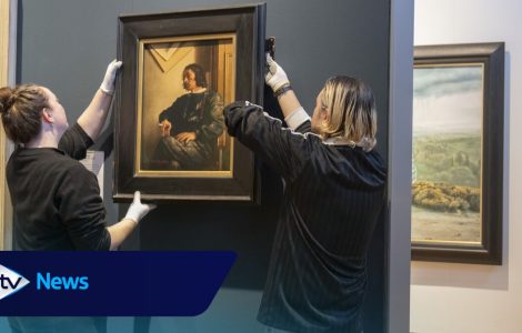 Jack Vettriano Self-Portrait Goes on Display on First Anniversary of His Death