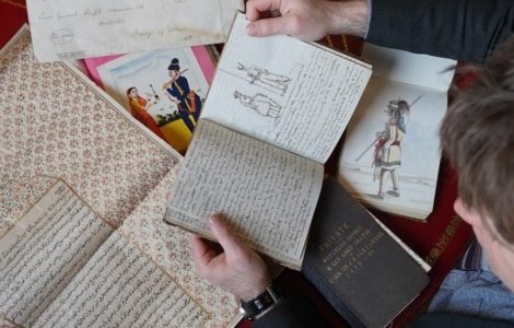 Remarkable Sketchbooks by Stirling Born 19th Century Explorer Go Under the Hammer