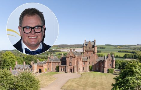 Alan Carr Bought a Castle in the Borders and Good for Him