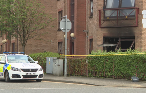 Man Hospitalised After Deliberate Dumbarton Flat Fire